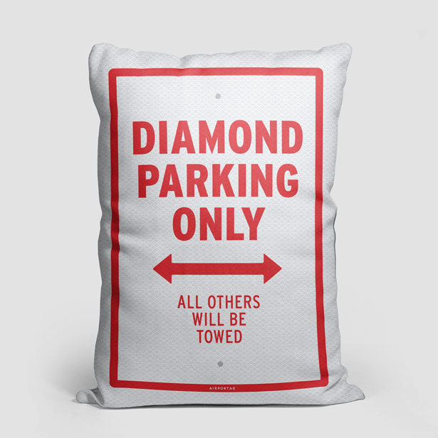 Diamond Parking Only - Rectangular Pillow - Airportag