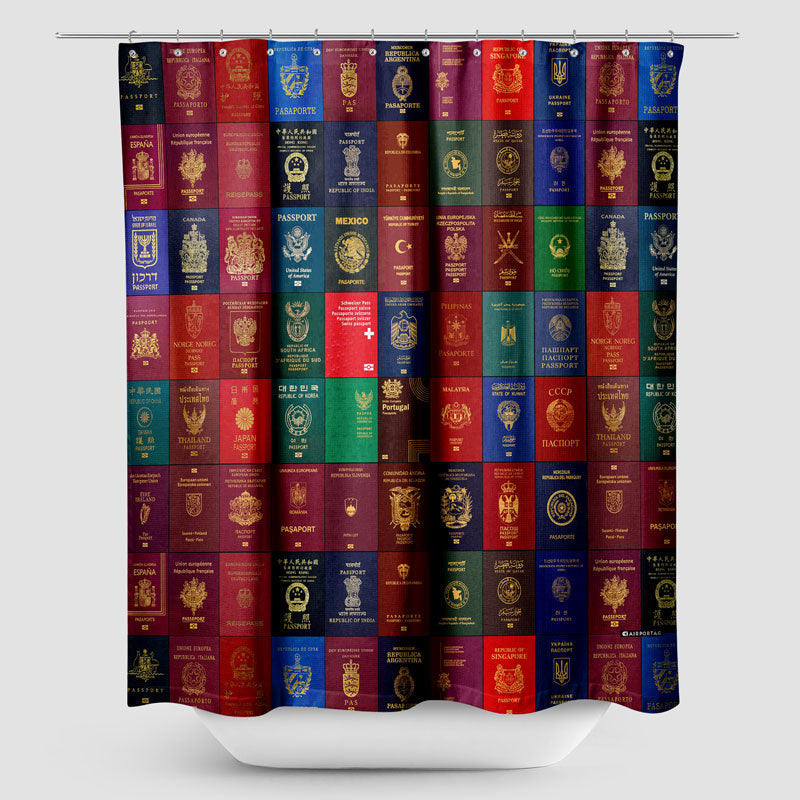 Passports - Shower Curtain