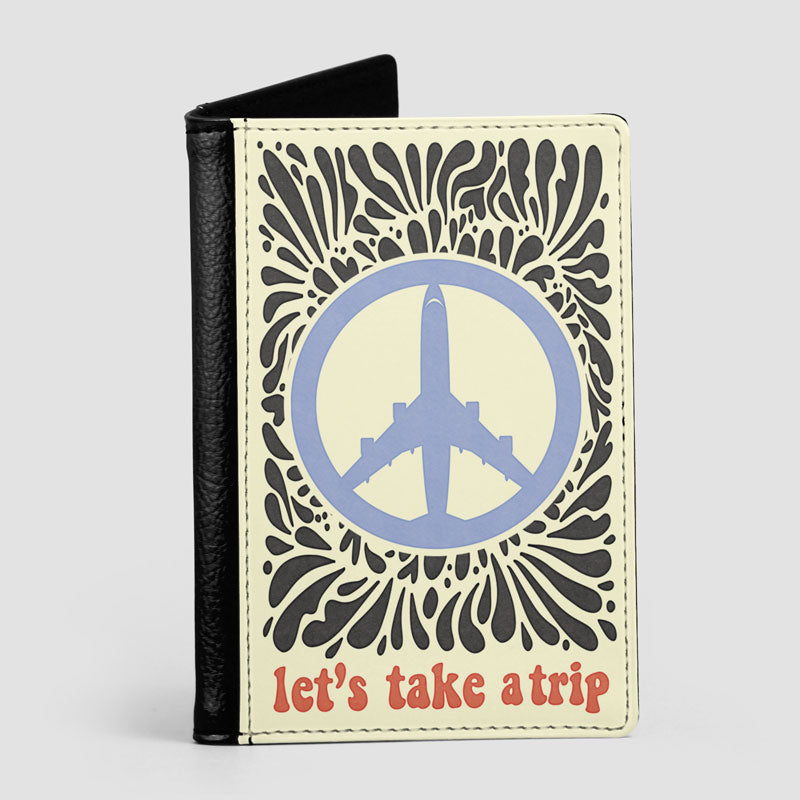 Peace Sign Plane - Passport Cover
