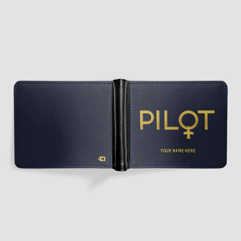 Pilot Woman - Men's Wallet