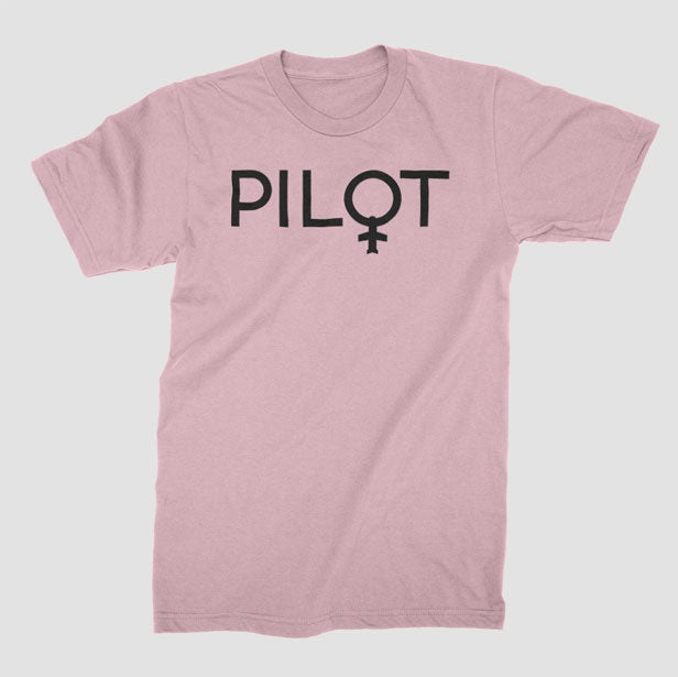 Pilot Woman - T-Shirt airportag.myshopify.com