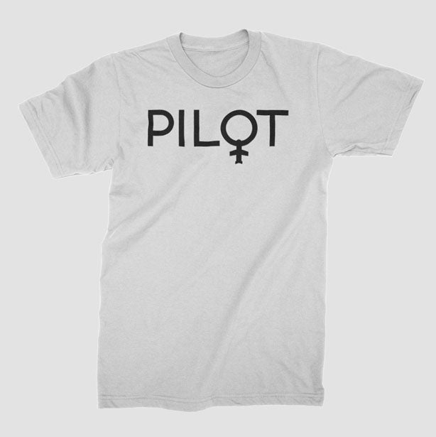 Pilot Woman - T-Shirt airportag.myshopify.com