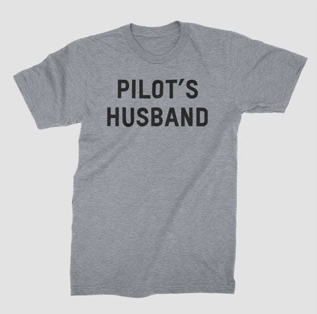 Pilot's Husband - T-Shirt airportag.myshopify.com