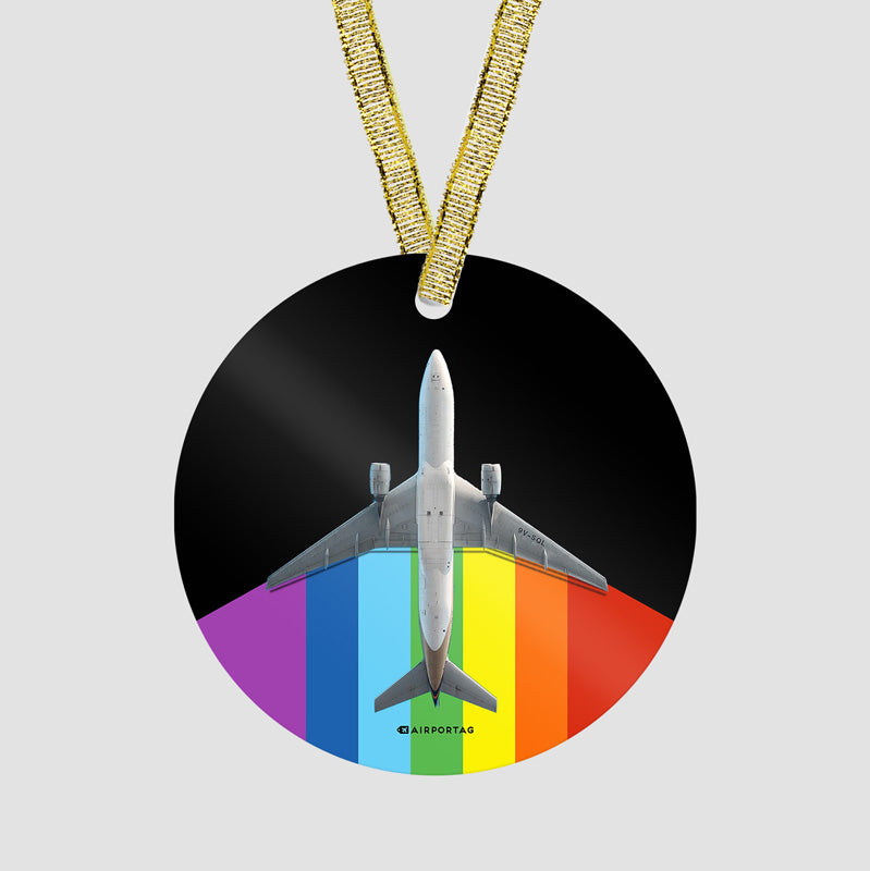 Plane Air Rainbow - Ornament