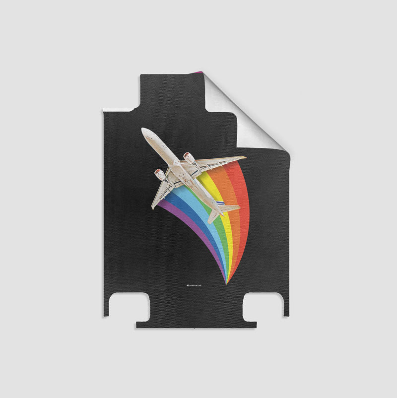 Plane Flying Rainbow - Luggage