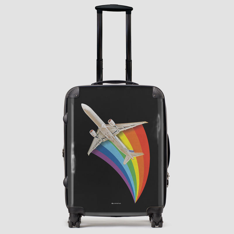 Plane Flying Rainbow - Luggage