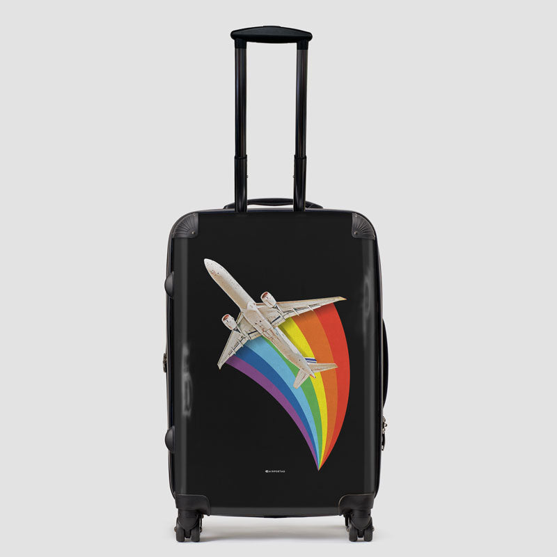 Plane Flying Rainbow - Luggage