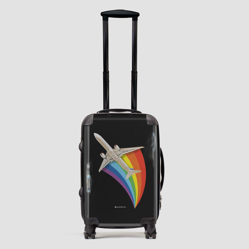 Plane Flying Rainbow - Luggage