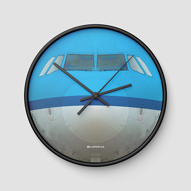 KL Airplane - Wall Clock airportag.myshopify.com