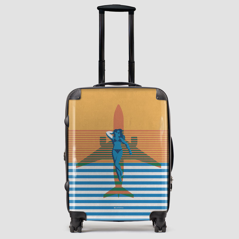 Plane Shadow Beach - Luggage