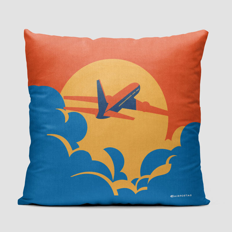 Plane Sunshine - Throw Pillow
