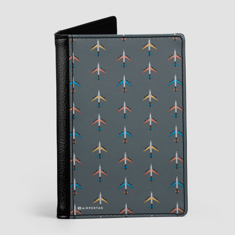 Planes Grey Sky - Passport Cover