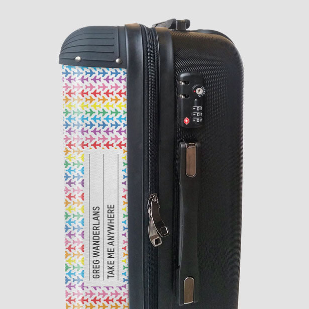 Planes Rainbow - Luggage airportag.myshopify.com