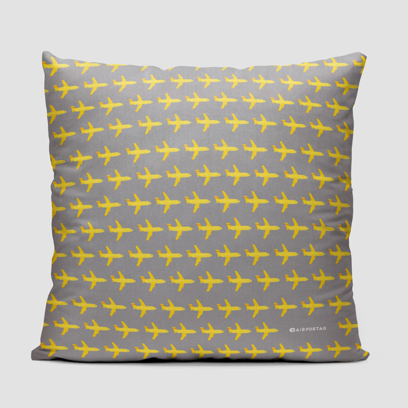 Planes Yellow Ultimate - Throw Pillow