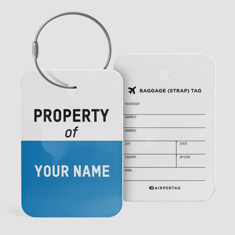 Property Of - Luggage Tag