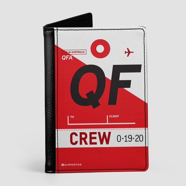 QF - Passport Cover - Airportag