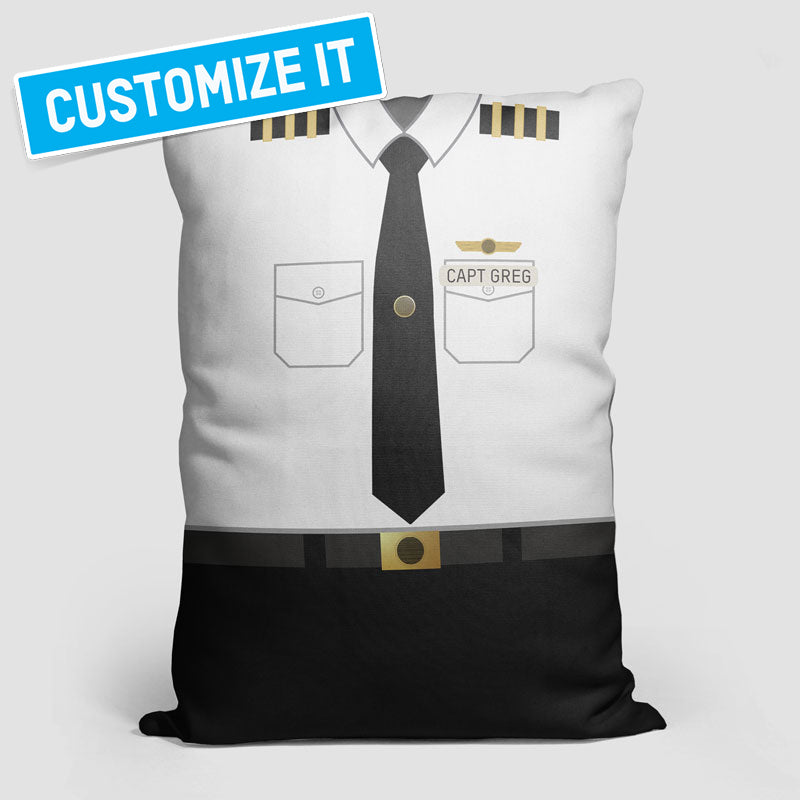 QR Pilot Uniform - Throw Pillow