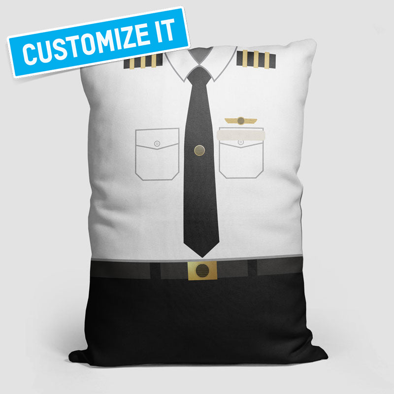 QR Pilot Uniform - Throw Pillow