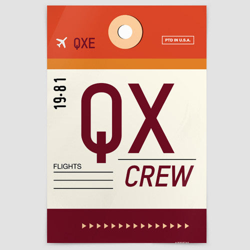 QX - Poster - Airportag