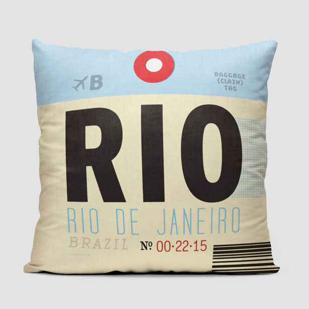 RIO - Throw Pillow - Airportag