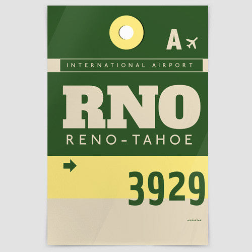 RNO - Poster - Airportag