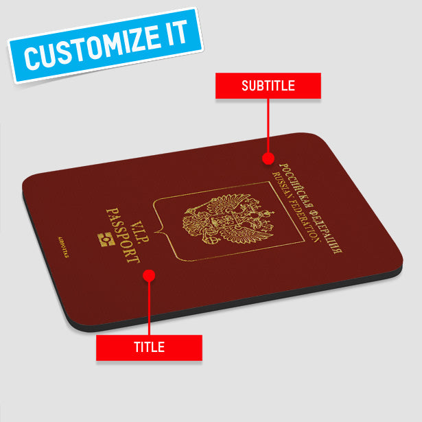 Russia - Passport Mousepad