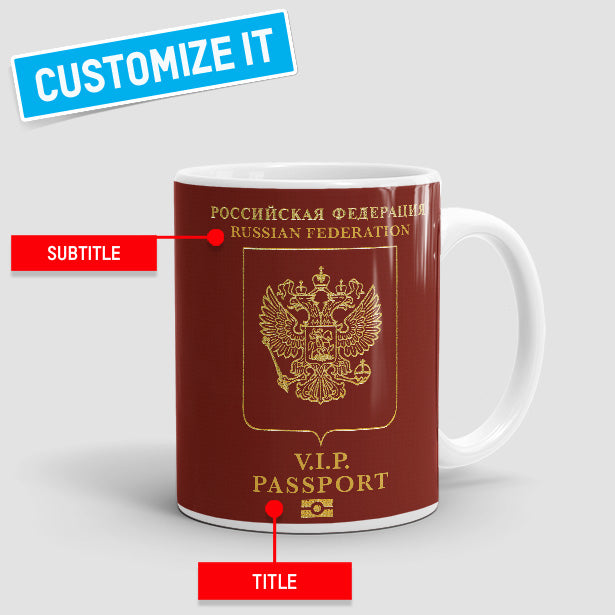 Russie - Tasse de passeport