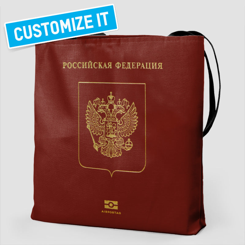 ロシア - パスポート トートバッグ