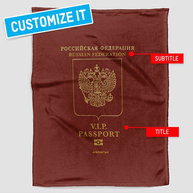 ロシア - パスポートブランケット