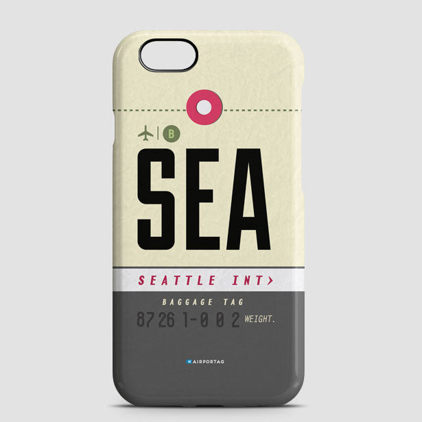 Airport Code Phone Case - IATA code SEA Mobile Cover