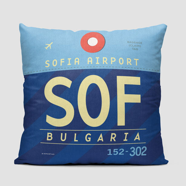 SOF - Throw Pillow - Airportag