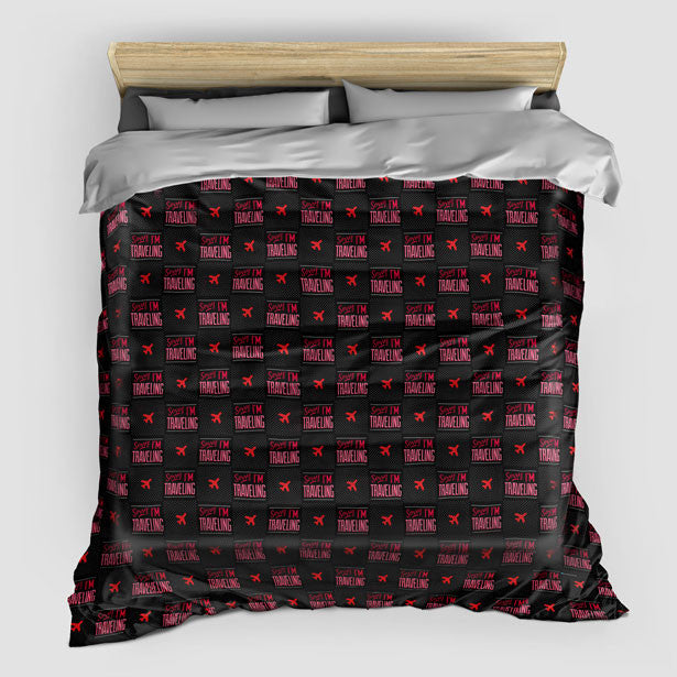 Sorry, I'm traveling - Duvet Cover - Airportag