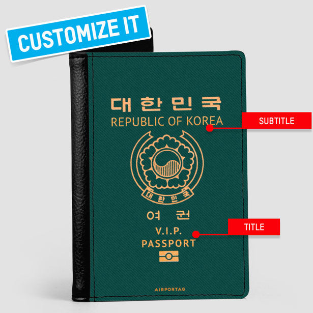 Corée du Sud - Couverture de passeport