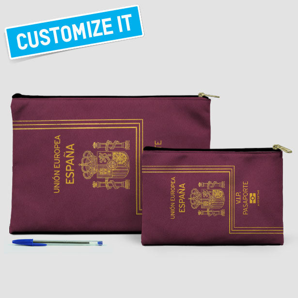 Spain - Passport Pouch Bag