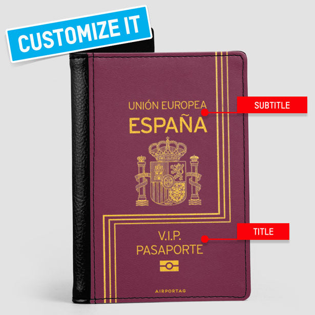 Espagne - Couverture de passeport