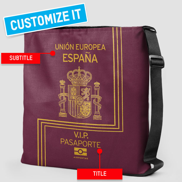 スペイン - パスポート トートバッグ