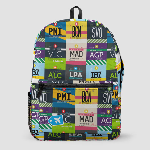 Spanish Airports - Backpack airportag.myshopify.com
