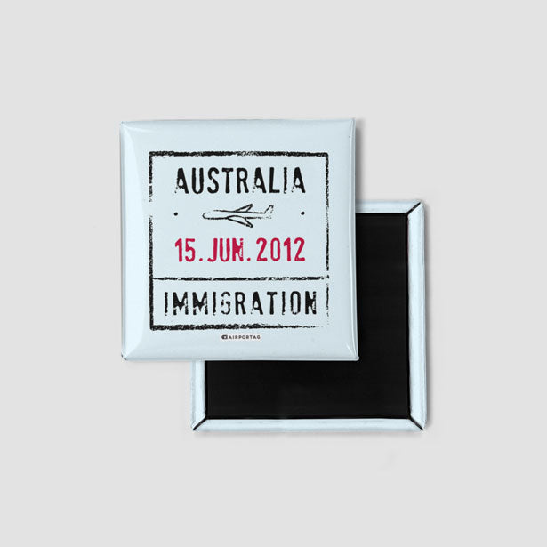 Travel Stamp - Magnet - Airportag