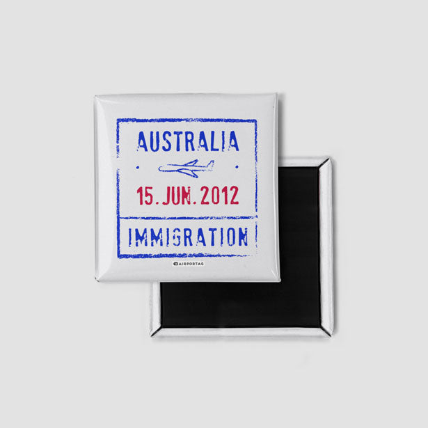 Travel Stamp - Magnet - Airportag