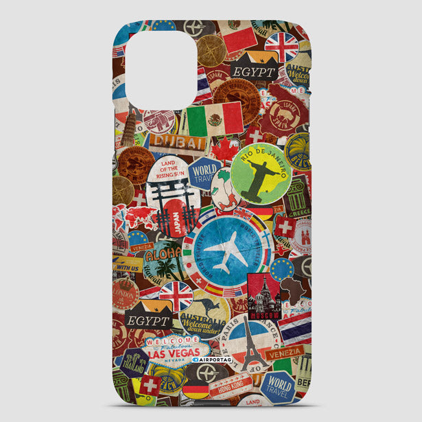 Travel Stickers - Phone Case airportag.myshopify.com