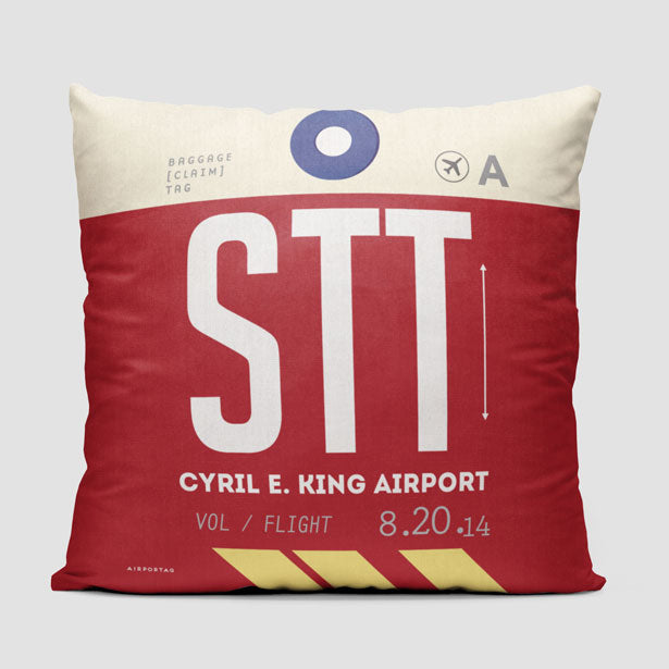 STT - Throw Pillow airportag.myshopify.com