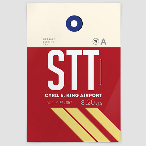 STT - Poster airportag.myshopify.com
