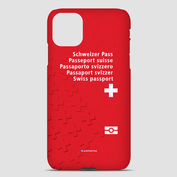 Switzerland - Passport Phone Case airportag.myshopify.com