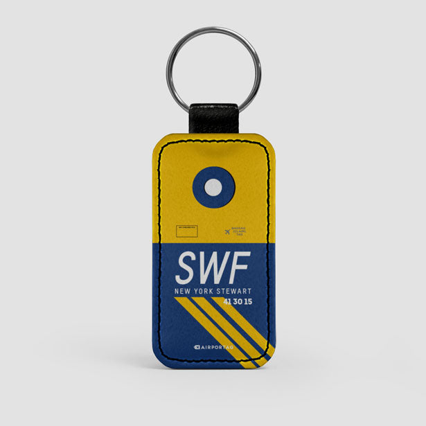 SWF - Leather Keychain airportag.myshopify.com