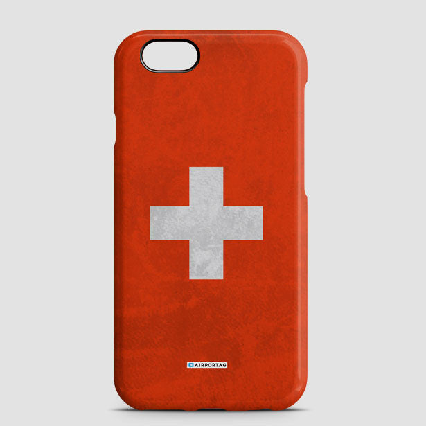 Switzerland Flag - Phone Case - Airportag