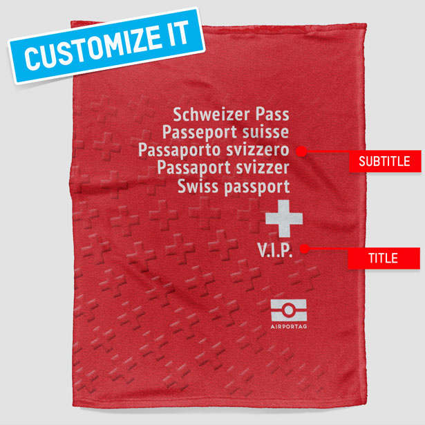 Switzerland - Passports Blanket