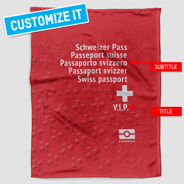 Switzerland - Passports Blanket