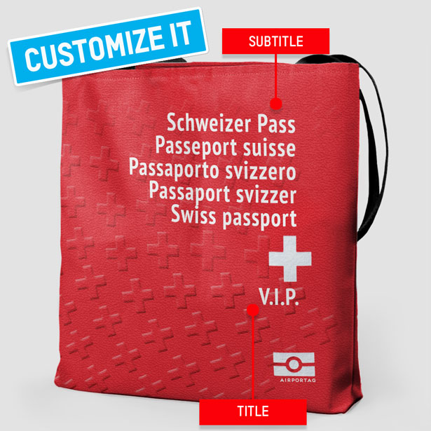 Suisse - Sac fourre-tout pour passeport