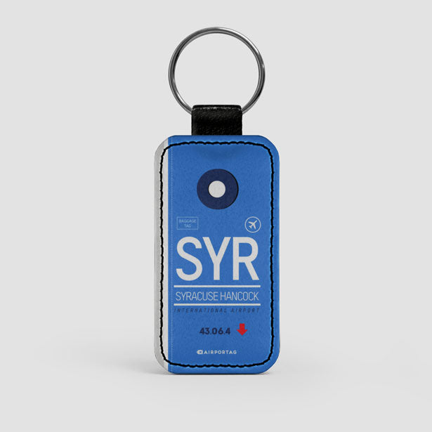 SYR - Leather Keychain airportag.myshopify.com