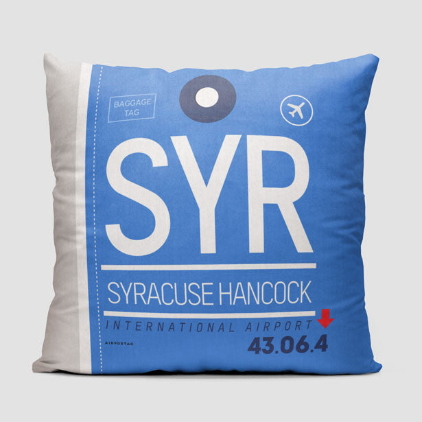 SYR - Throw Pillow airportag.myshopify.com
